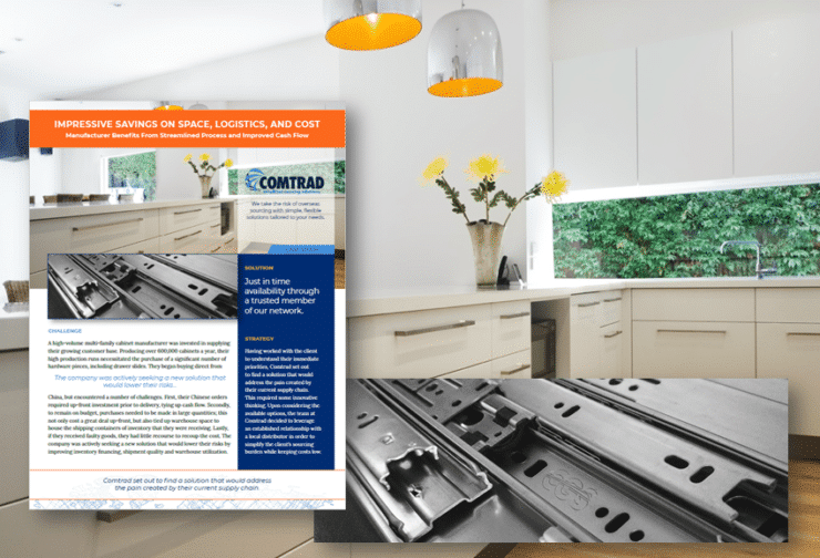 Comtrad case study: Manufacturer Benefits From Streamlined Process and Improved Cash Flow