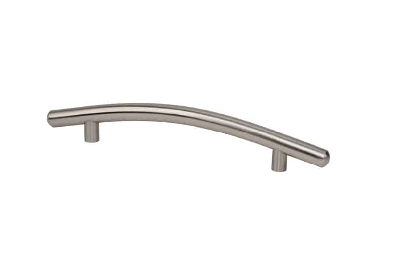 CGS Brushed Nickel Finish Curved Bar Pull